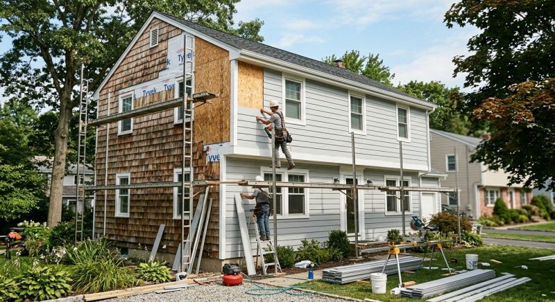 Vertical Siding Replacement in Norwalk, CT