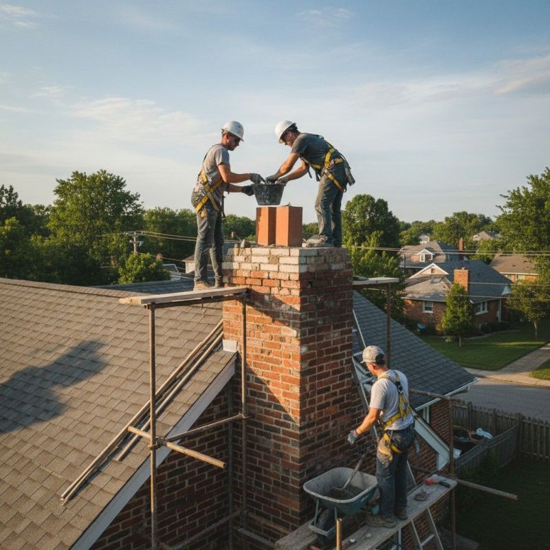 Local Chimney Stucco Repair pros at work